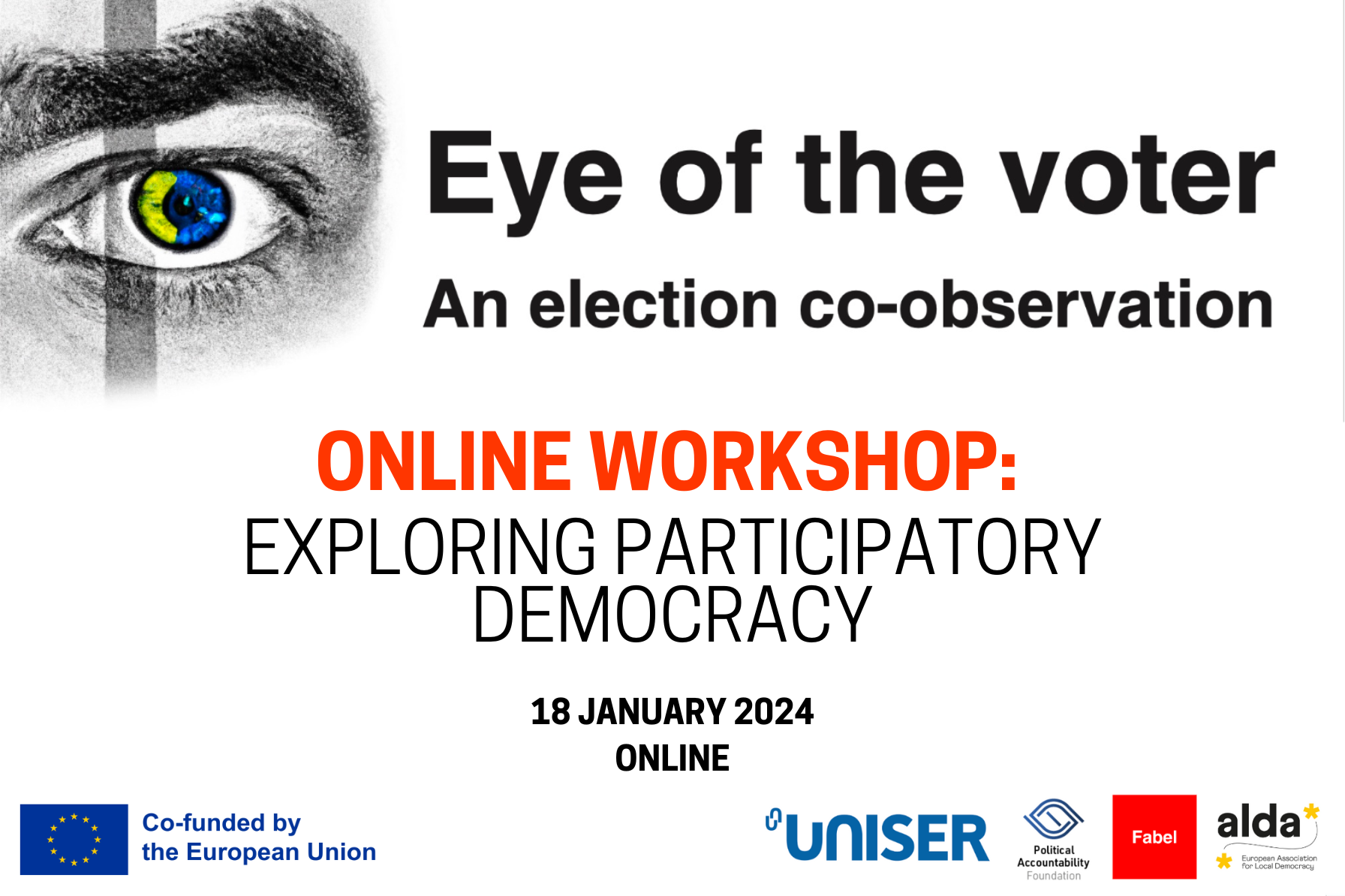 In the framework of the project Eye of the voter for young participants from Sweden and Italy, we are organising an online workshop that will help participants to learn more about being an active citizen.