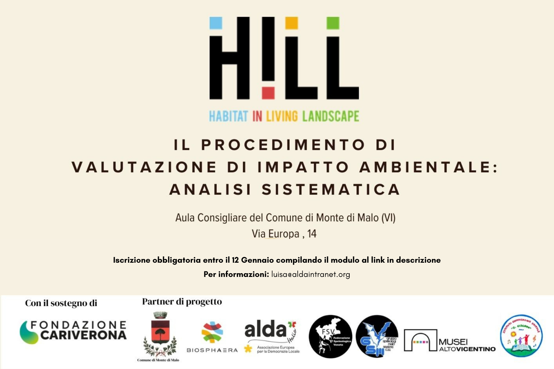 HILL: Valutazione di Impatto Ambientale. Sesta lezione con analisi sistematica: LA COMPONENTE SOCIO - ECONOMICA