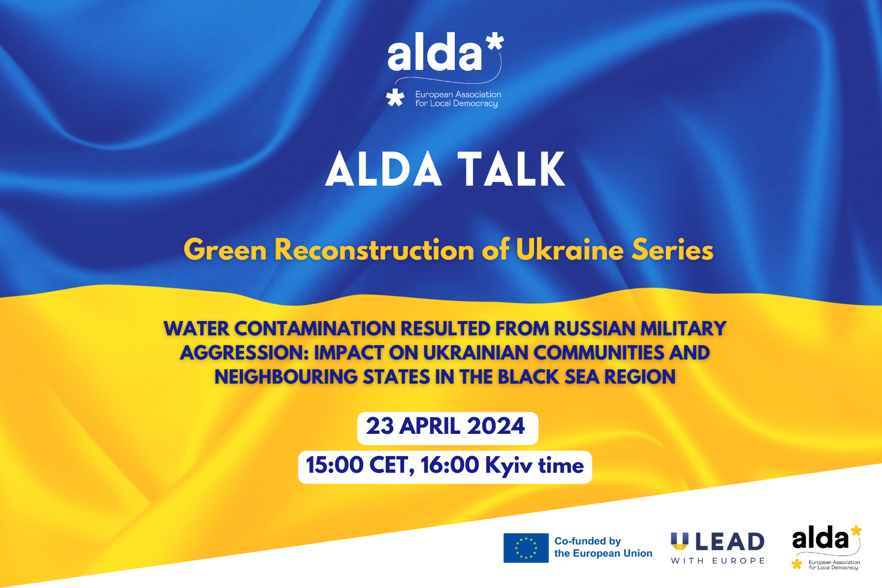 ALDA Talk on Green Reconstruction of Ukraine #4