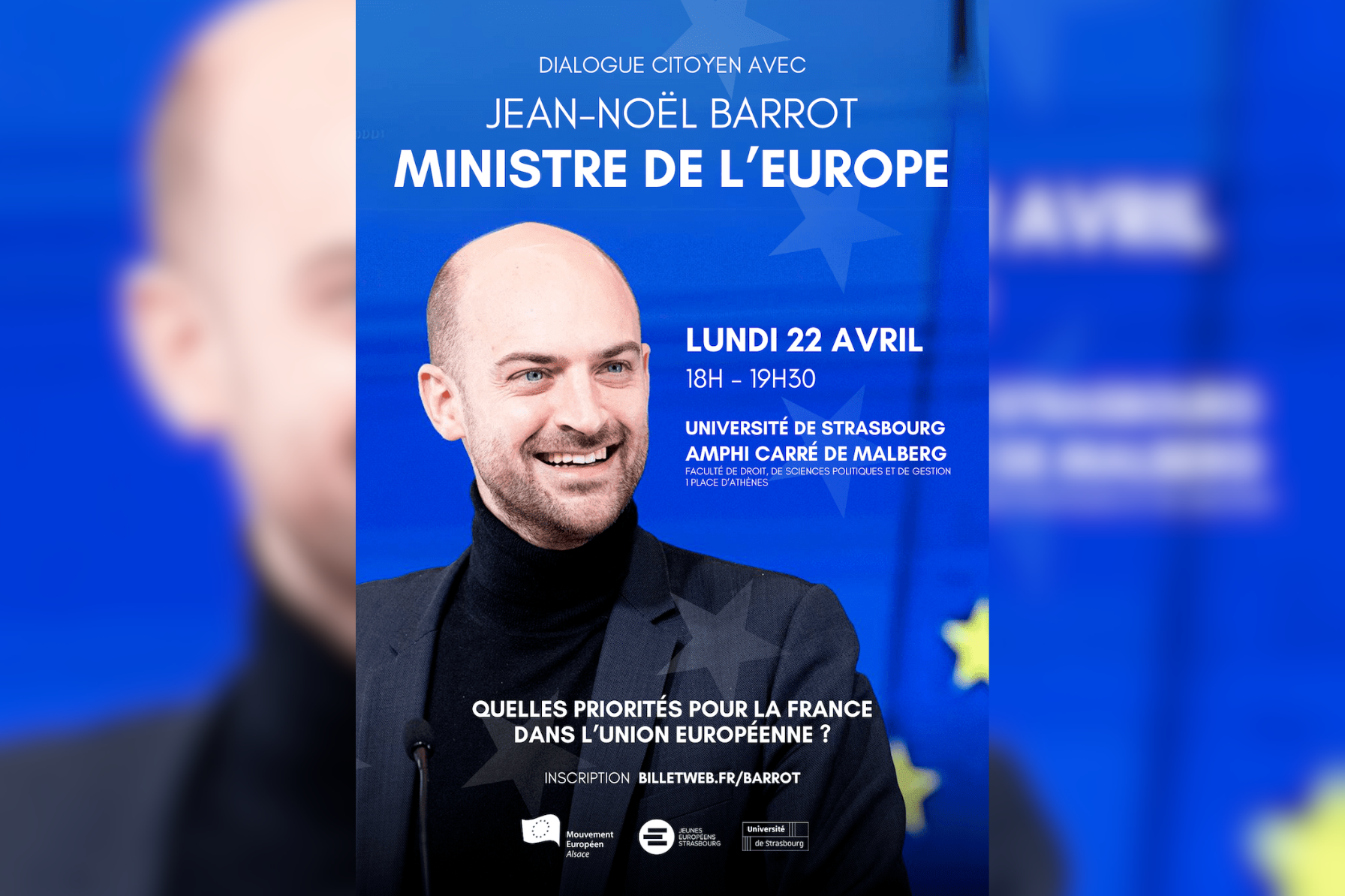 Rencontrez le Ministre de l'Europe à Strasbourg