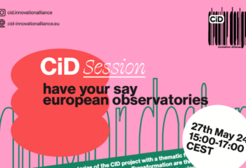 The European Observatories of the CID project with a thematic focus on Circular Economy, Bio-based Innovation, and Urban Transformation are thrilled to host an online event aimed at evaluating the innovative curricula developed under the project in 3 programmes: Academic programme, Accelerator and Continuous Education.