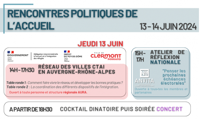 Rencontres Politiques de l'Accueil 2024