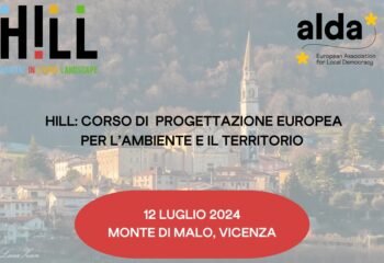 HILL: Corso di progettazione europea per l'ambiente e il territorio. La fase di formulazione del progetto.