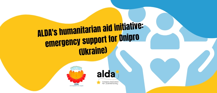 ALDA’s humanitarian aid initiative: emergency support for Dnipro (Ukraine)