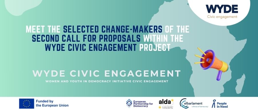 Meet the selected Change-Makers from the second Call for Proposals of the WYDE Civic Engagement project